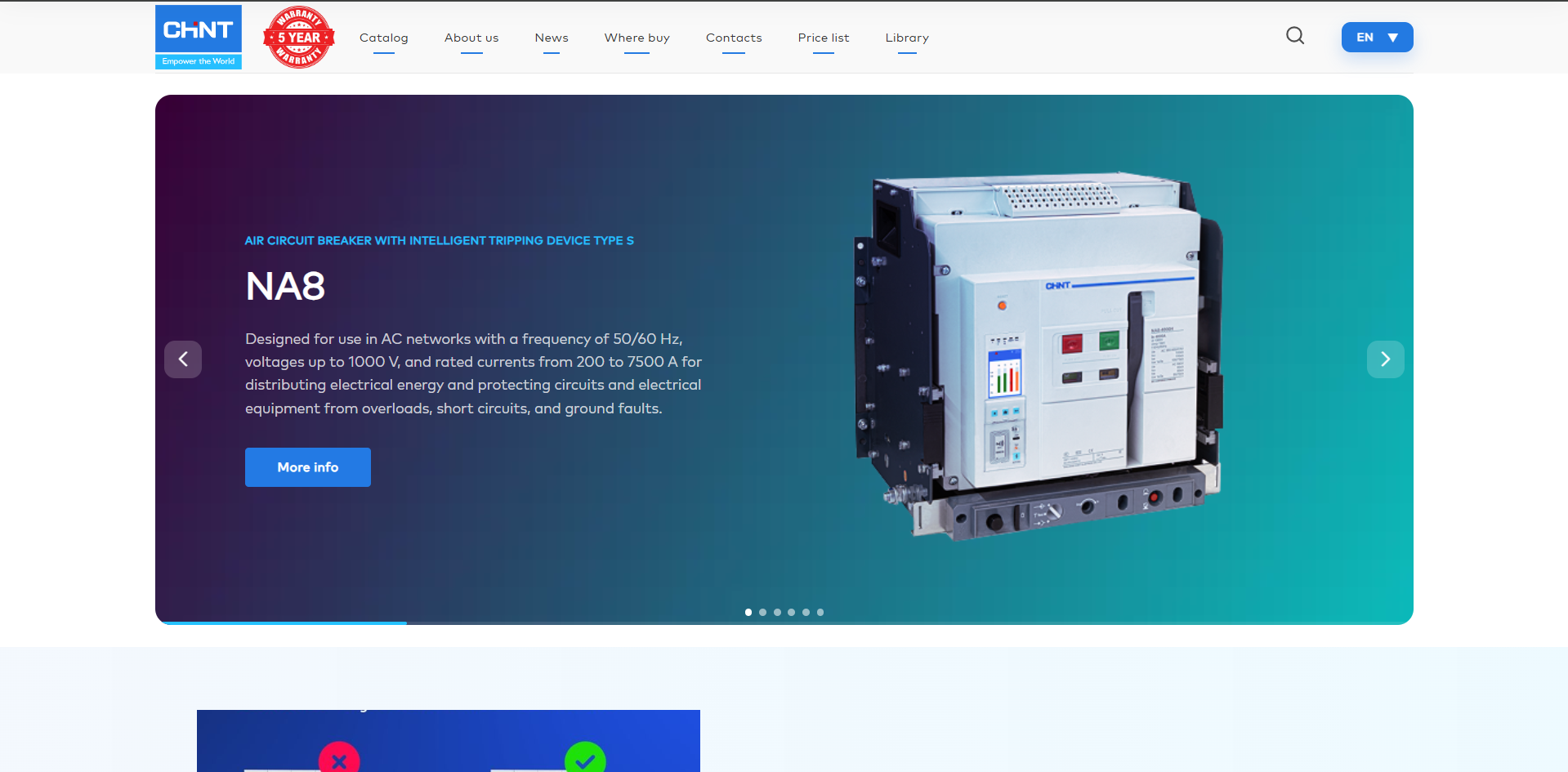 CHINT Caucasus — Corporate Platform for a Global Brand — project by DAKER